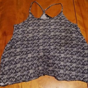 A-line spaghetti strap tank top